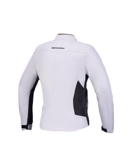 Veste moto femme Alpinestars Stella C-1 Waterproof - Gris glacé Noir