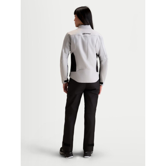 Veste moto femme Alpinestars Stella C-1 Waterproof - Gris glacé Noir