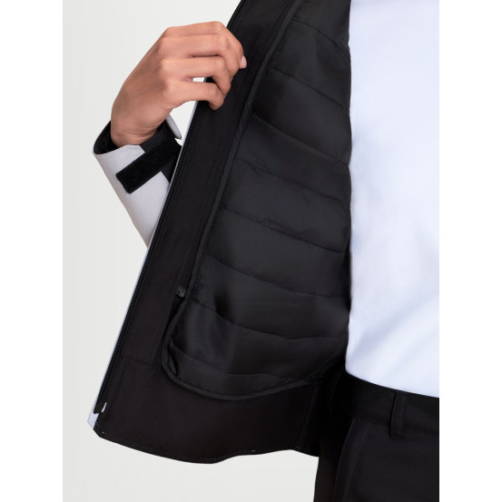 Veste moto femme Alpinestars Stella C-1 Waterproof - Gris glacé Noir