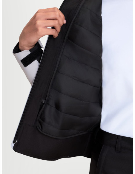 Veste moto femme Alpinestars Stella C-1 Waterproof - Gris glacé Noir