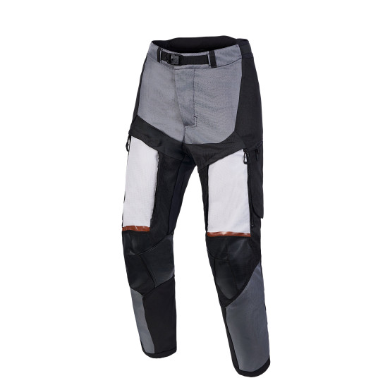 Pantalon Adventure Alpinestars Halo V2 Drystar - Gris foncé Gris clair Noir