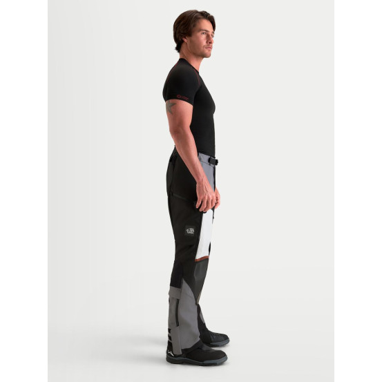 Pantalon Adventure Alpinestars Halo V2 Drystar - Gris foncé Gris clair Noir