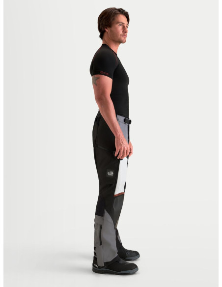 Pantalon Adventure Alpinestars Halo V2 Drystar - Gris foncé Gris clair Noir