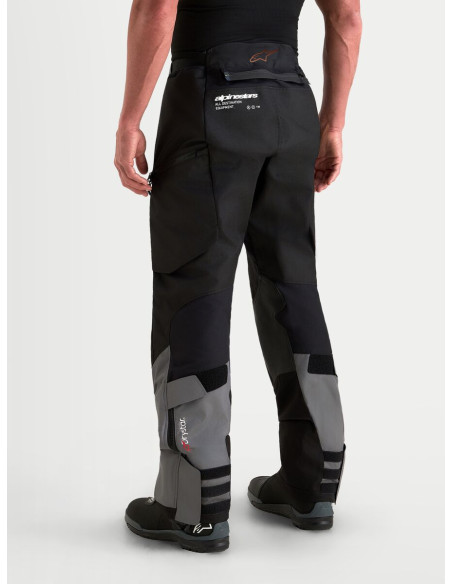 Pantalon Adventure Alpinestars Halo V2 Drystar - Gris foncé Gris clair Noir
