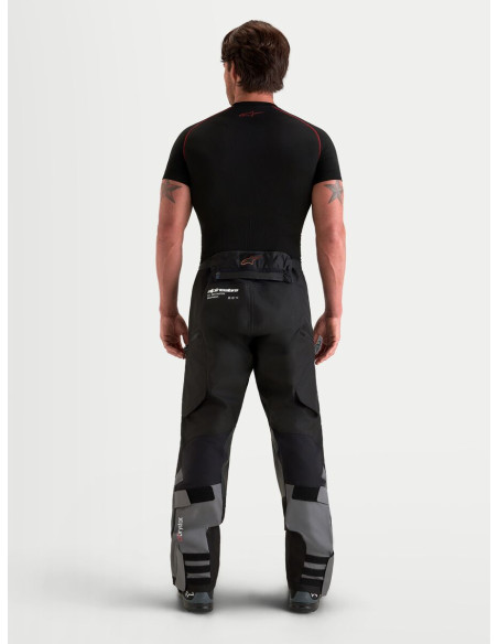 Pantalon Adventure Alpinestars Halo V2 Drystar - Gris foncé Gris clair Noir