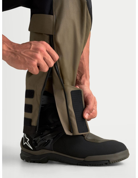 Pantalon Adventure Alpinestars Halo V2 Drystar - Gris aluminium Marron Noir