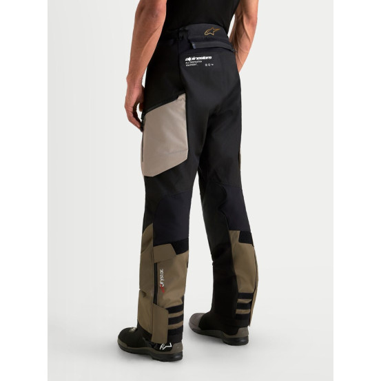 Pantalon Adventure Alpinestars Halo V2 Drystar - Gris aluminium Marron Noir