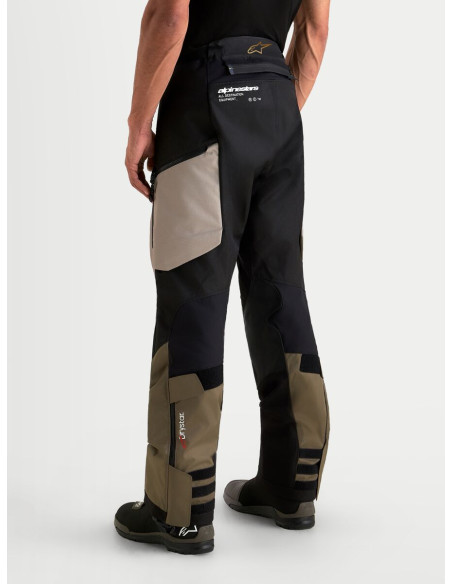 Pantalon Adventure Alpinestars Halo V2 Drystar - Gris aluminium Marron Noir