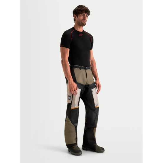 Pantalon Adventure Alpinestars Halo V2 Drystar - Gris aluminium Marron Noir