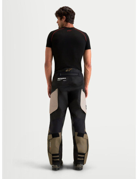 Pantalon Adventure Alpinestars Halo V2 Drystar - Gris aluminium Marron Noir