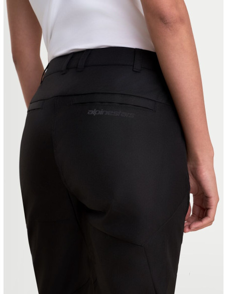 Pantalon moto femme Alpinestars Stella C-1 Waterproof - Noir