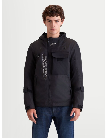 Parka moto Alpinestars Morfex Waterproof - Noir