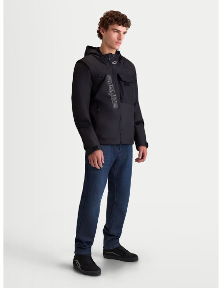 Parka moto Alpinestars Morfex Waterproof - Noir