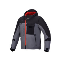 Parka moto Alpinestars Morfex Waterproof - Gris lunaire Noir