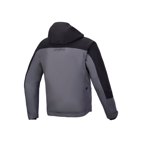 Parka moto Alpinestars Morfex Waterproof - Gris lunaire Noir