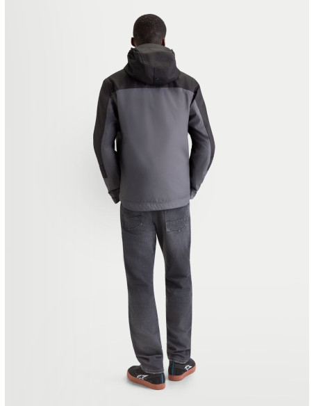 Parka moto Alpinestars Morfex Waterproof - Gris lunaire Noir