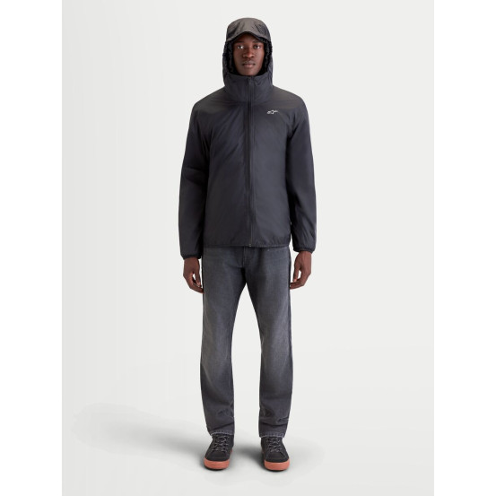 Parka moto Alpinestars Morfex Waterproof - Gris lunaire Noir