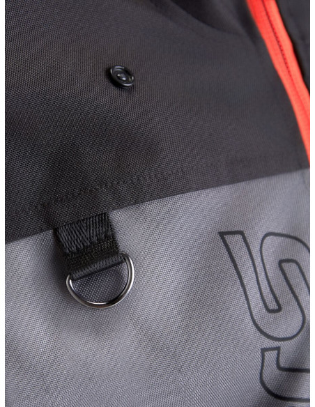 Parka moto Alpinestars Morfex Waterproof - Gris lunaire Noir