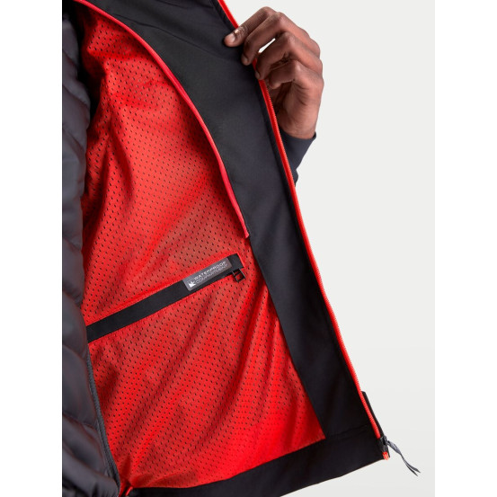 Parka moto Alpinestars Morfex Waterproof - Gris lunaire Noir