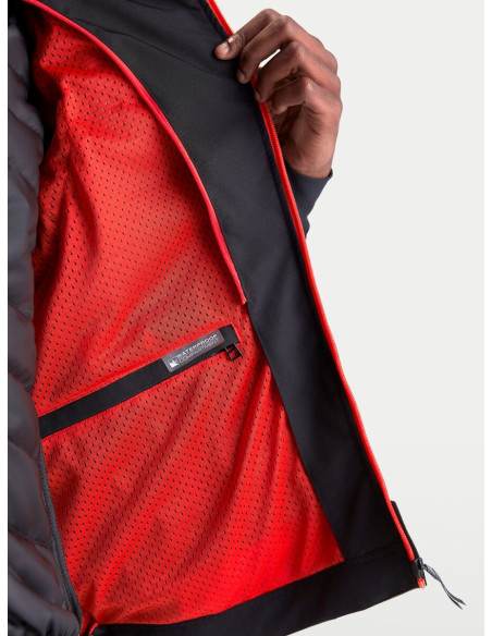 Parka moto Alpinestars Morfex Waterproof - Gris lunaire Noir