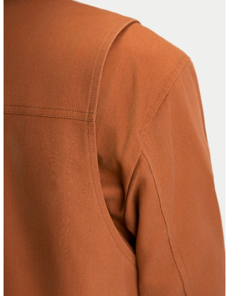 Veste moto Alpinestars Mustang Waterproof - Marron rouille Marron foncé