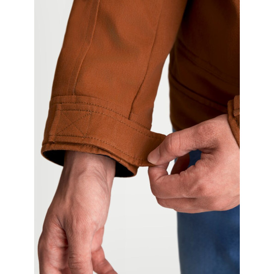 Veste moto Alpinestars Mustang Waterproof - Marron rouille Marron foncé