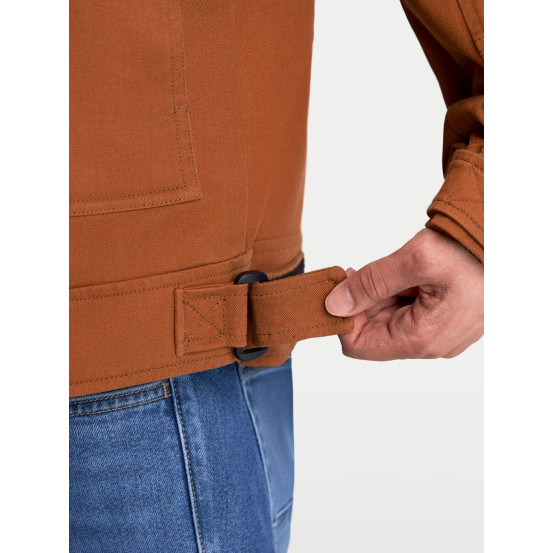 Veste moto Alpinestars Mustang Waterproof - Marron rouille Marron foncé