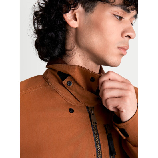 Veste moto Alpinestars Mustang Waterproof - Marron rouille Marron foncé