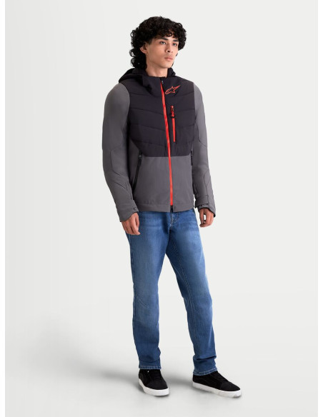 Veste moto Alpinestars Therma-Tech Waterproof - Noir Gris foncé