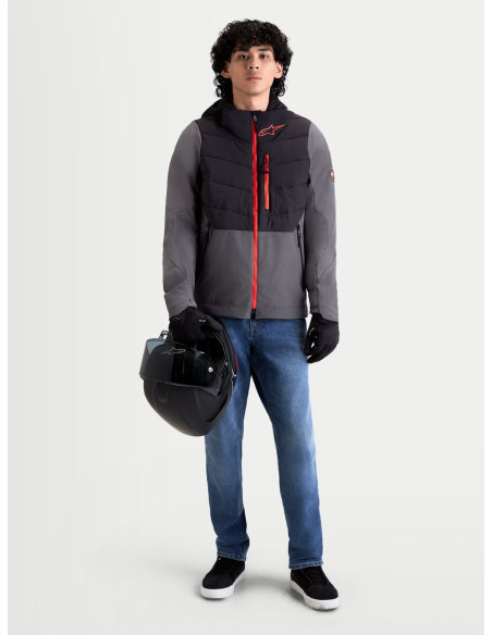 Veste moto Alpinestars Therma-Tech Waterproof - Noir Gris foncé