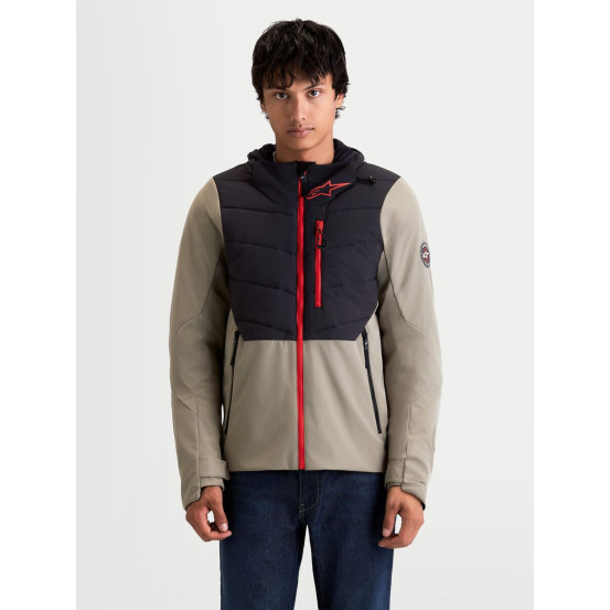 Veste moto Alpinestars Therma-Tech Waterproof - Noir Vert kaki