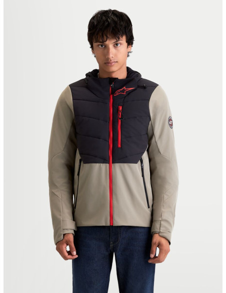 Veste moto Alpinestars Therma-Tech Waterproof - Noir Vert kaki