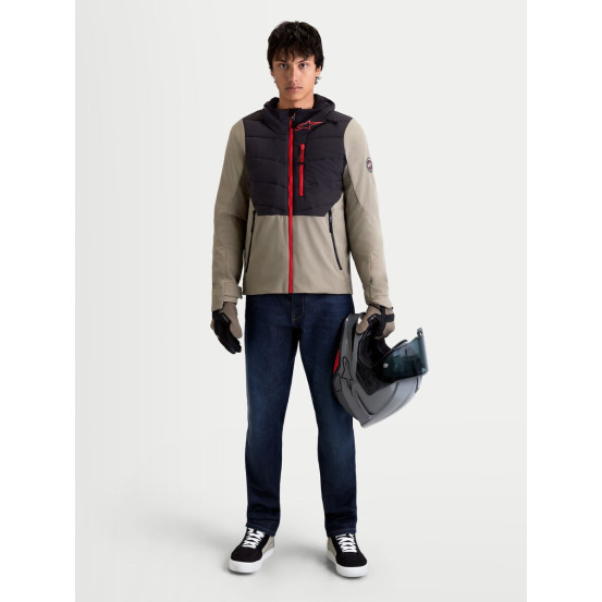 Veste moto Alpinestars Therma-Tech Waterproof - Noir Vert kaki