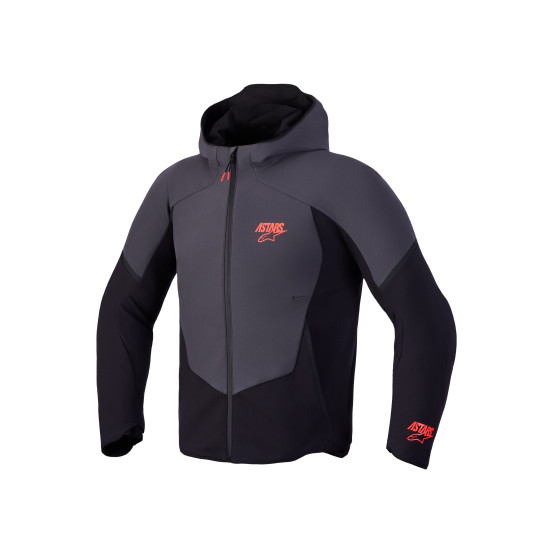 Veste moto Alpinestars Aeroshell WP - Noir Gris foncé