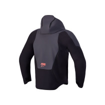 Veste moto Alpinestars Aeroshell WP - Noir Gris foncé 2