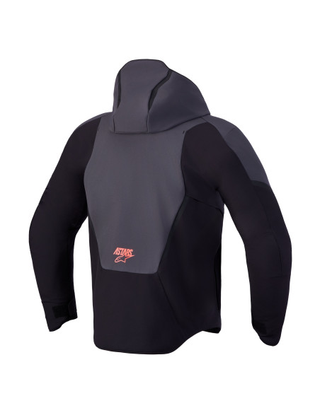 Veste moto Alpinestars Aeroshell WP - Noir Gris foncé