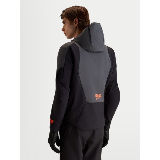 Veste moto Alpinestars Aeroshell WP - Noir Gris foncé