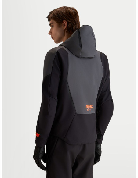 Veste moto Alpinestars Aeroshell WP - Noir Gris foncé