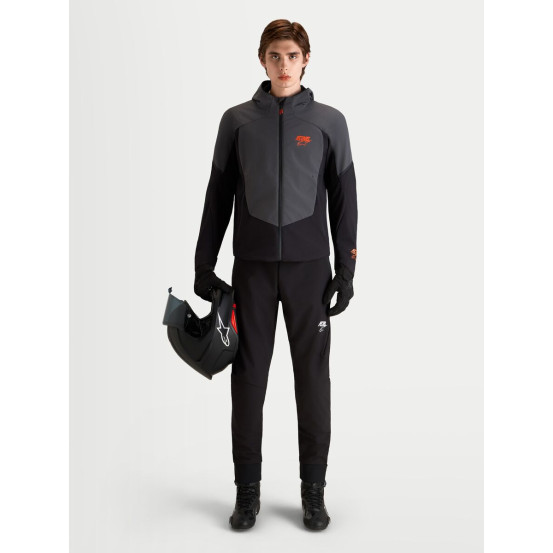 Veste moto Alpinestars Aeroshell WP - Noir Gris foncé