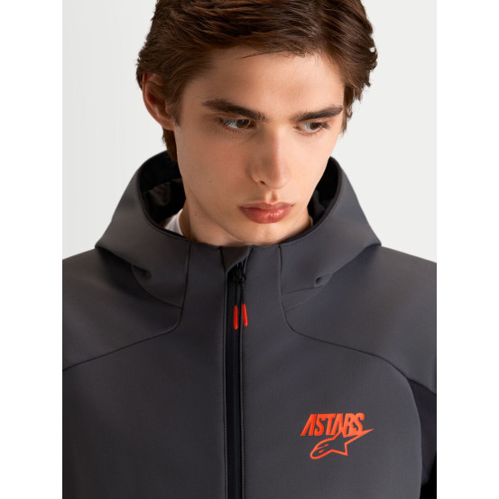 Veste moto Alpinestars Aeroshell WP - Noir Gris foncé