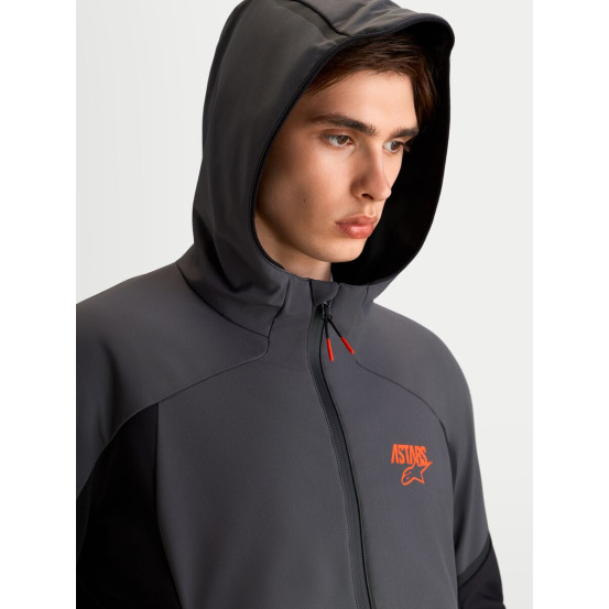 Veste moto Alpinestars Aeroshell WP - Noir Gris foncé