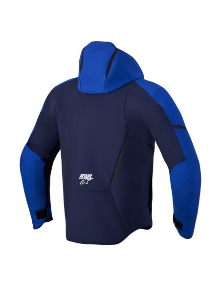 Veste moto Alpinestars Aeroshell WP - Bleu marine Bleu vif