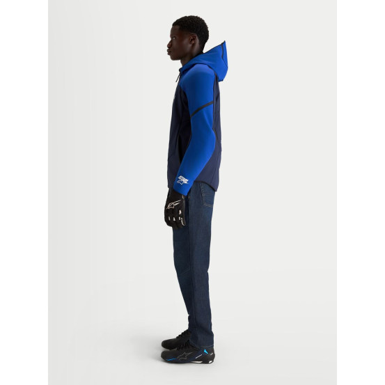 Veste moto Alpinestars Aeroshell WP - Bleu marine Bleu vif
