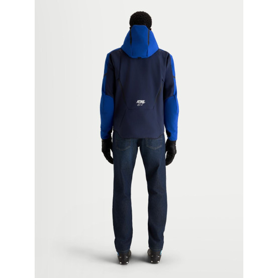 Veste moto Alpinestars Aeroshell WP - Bleu marine Bleu vif