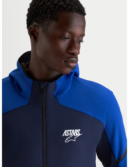 Veste moto Alpinestars Aeroshell WP - Bleu marine Bleu vif