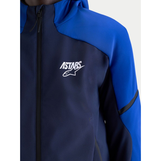 Veste moto Alpinestars Aeroshell WP - Bleu marine Bleu vif