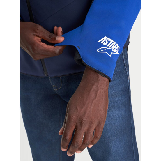 Veste moto Alpinestars Aeroshell WP - Bleu marine Bleu vif