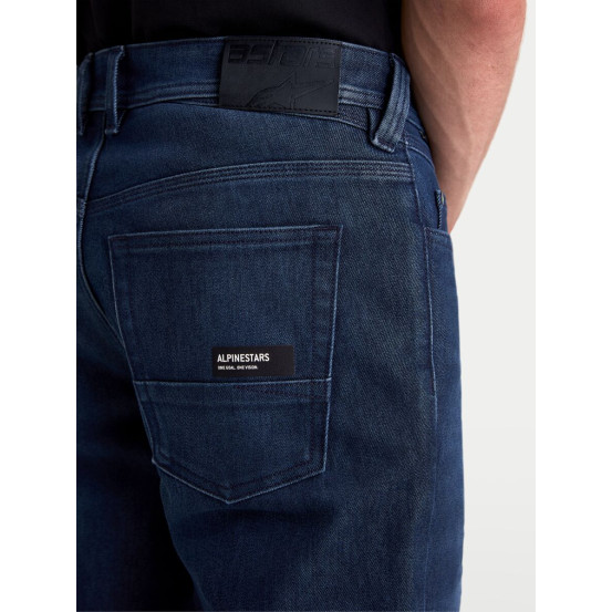 Jean moto Alpinestars Flex AST-10 Tough Max - Bleu foncé