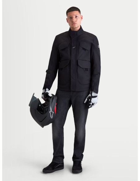 Jean moto Alpinestars Flex AST-8 - Noir délavé