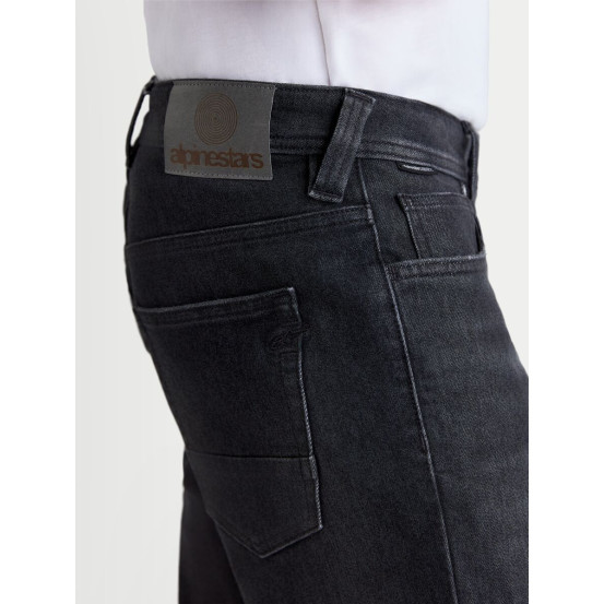 Jean moto Alpinestars Flex AST-8 - Noir délavé